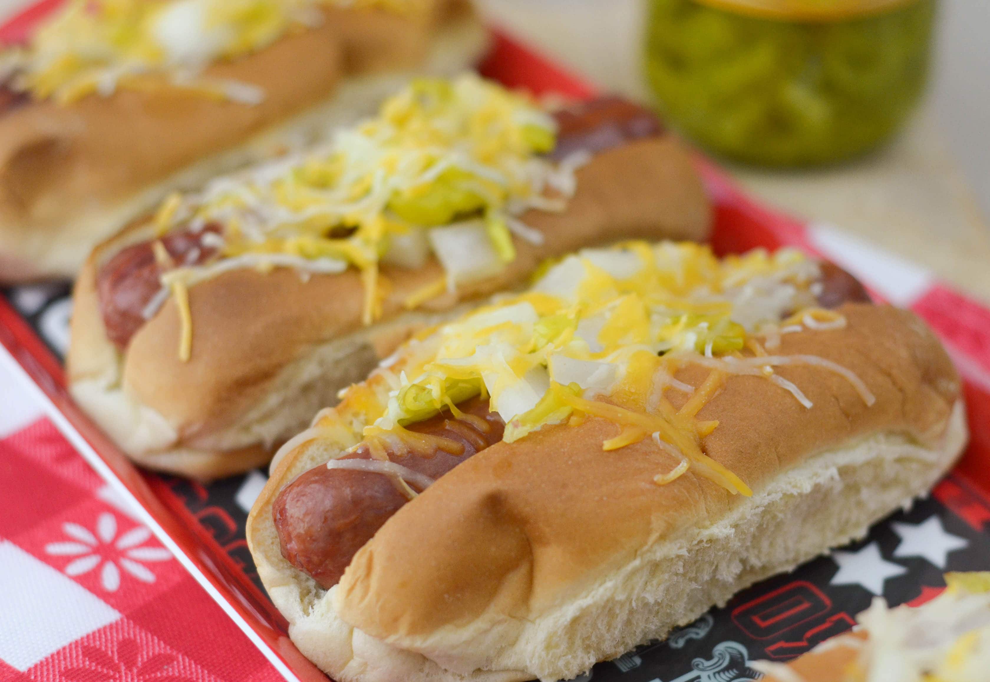 Spicy Smoked Sausage Dogs