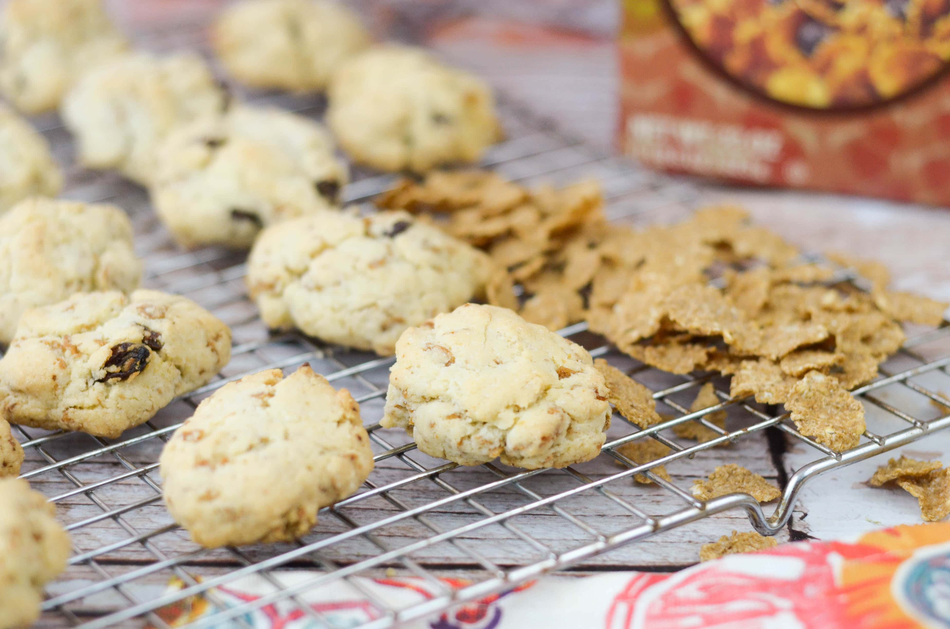 Raisin Bran Oatmeal Cookies