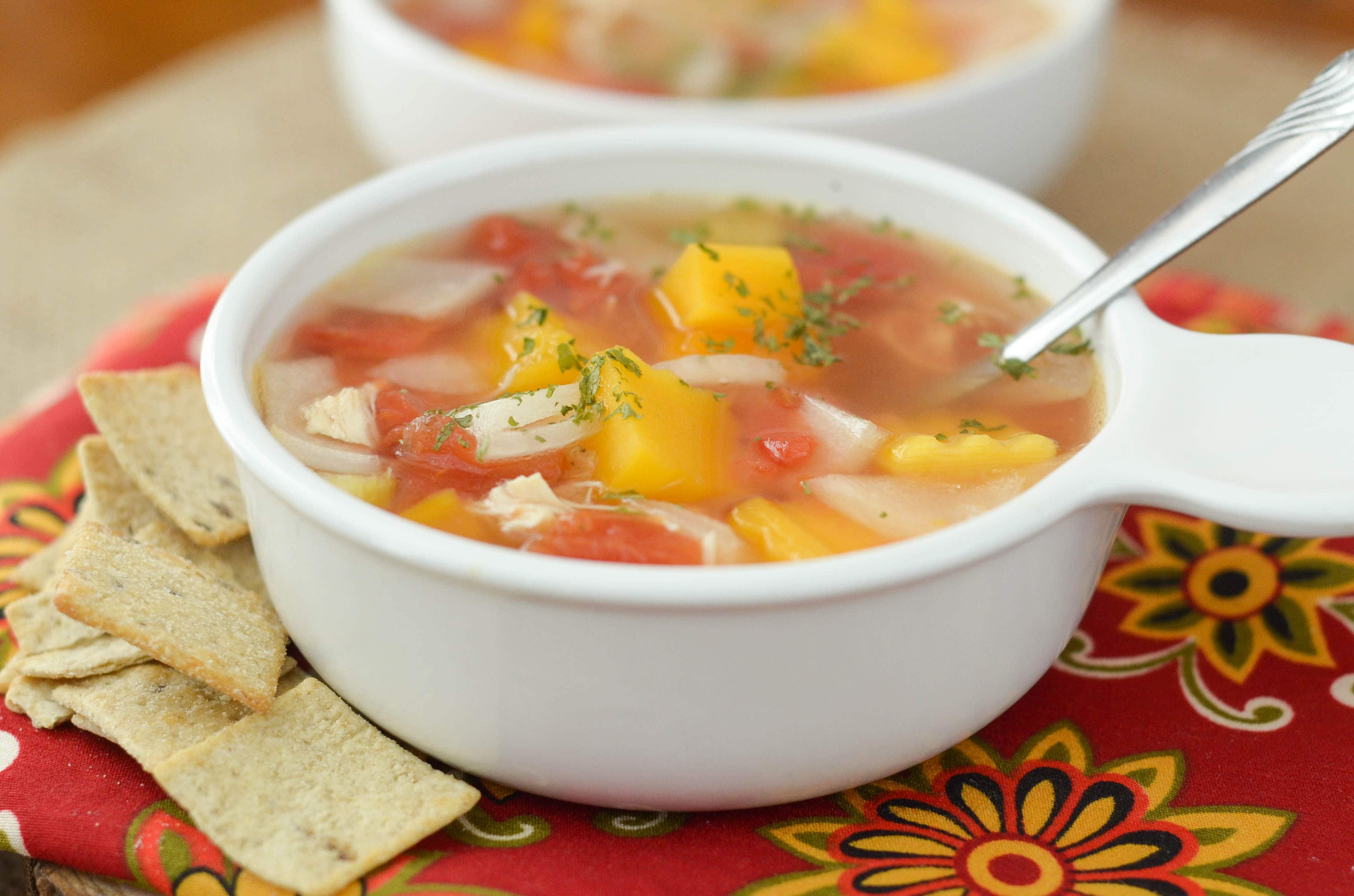 Slow Cooker Chicken & Vegetable Soup
