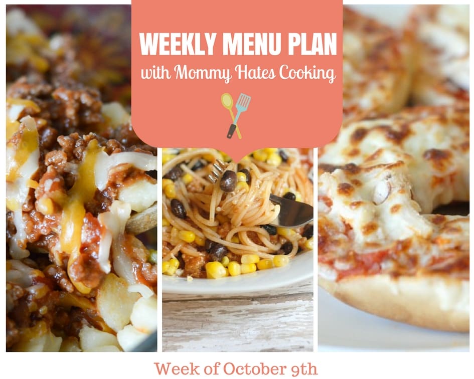Weekly Menu Plan – Week of October 9th