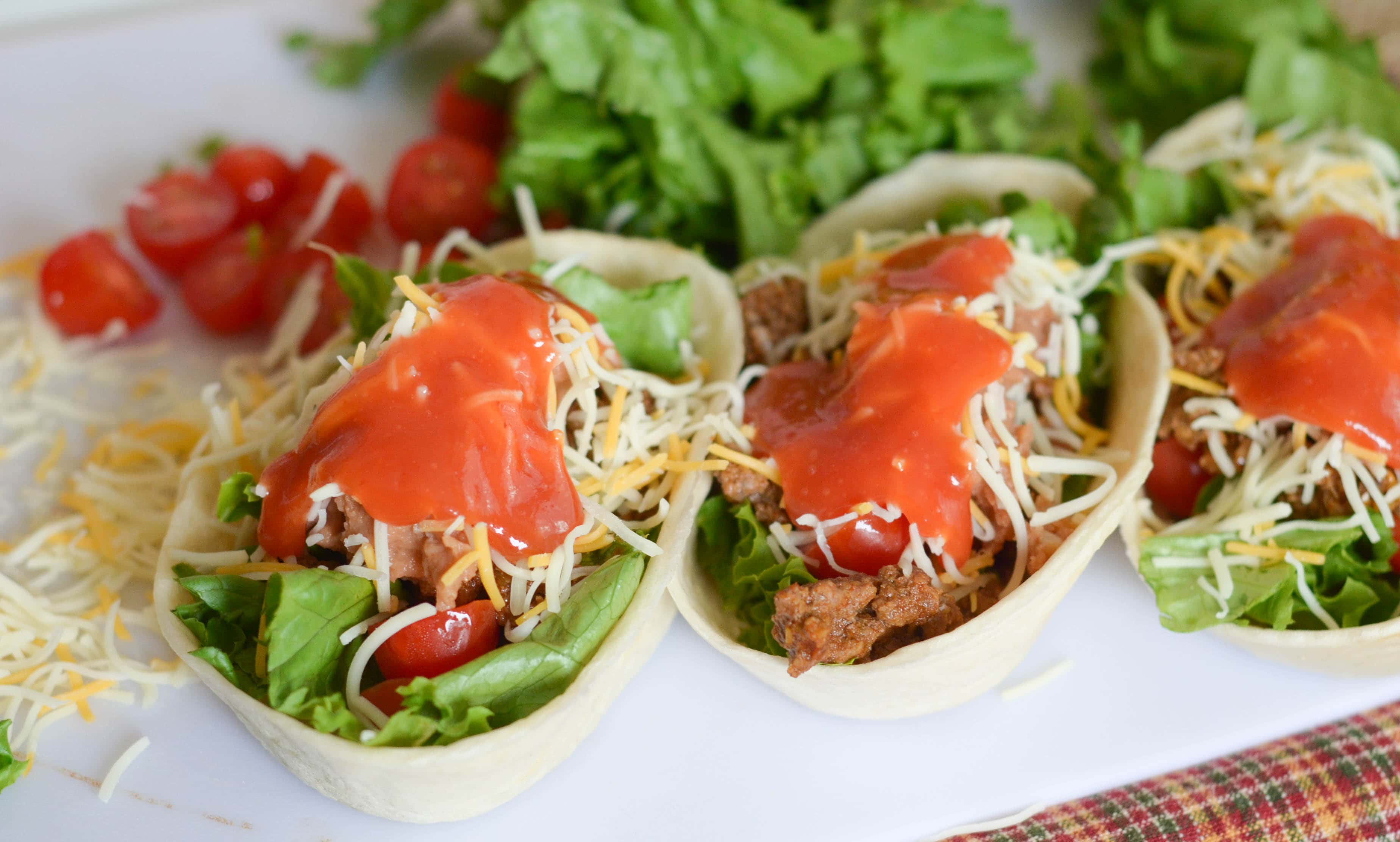 Taco Salad Boats