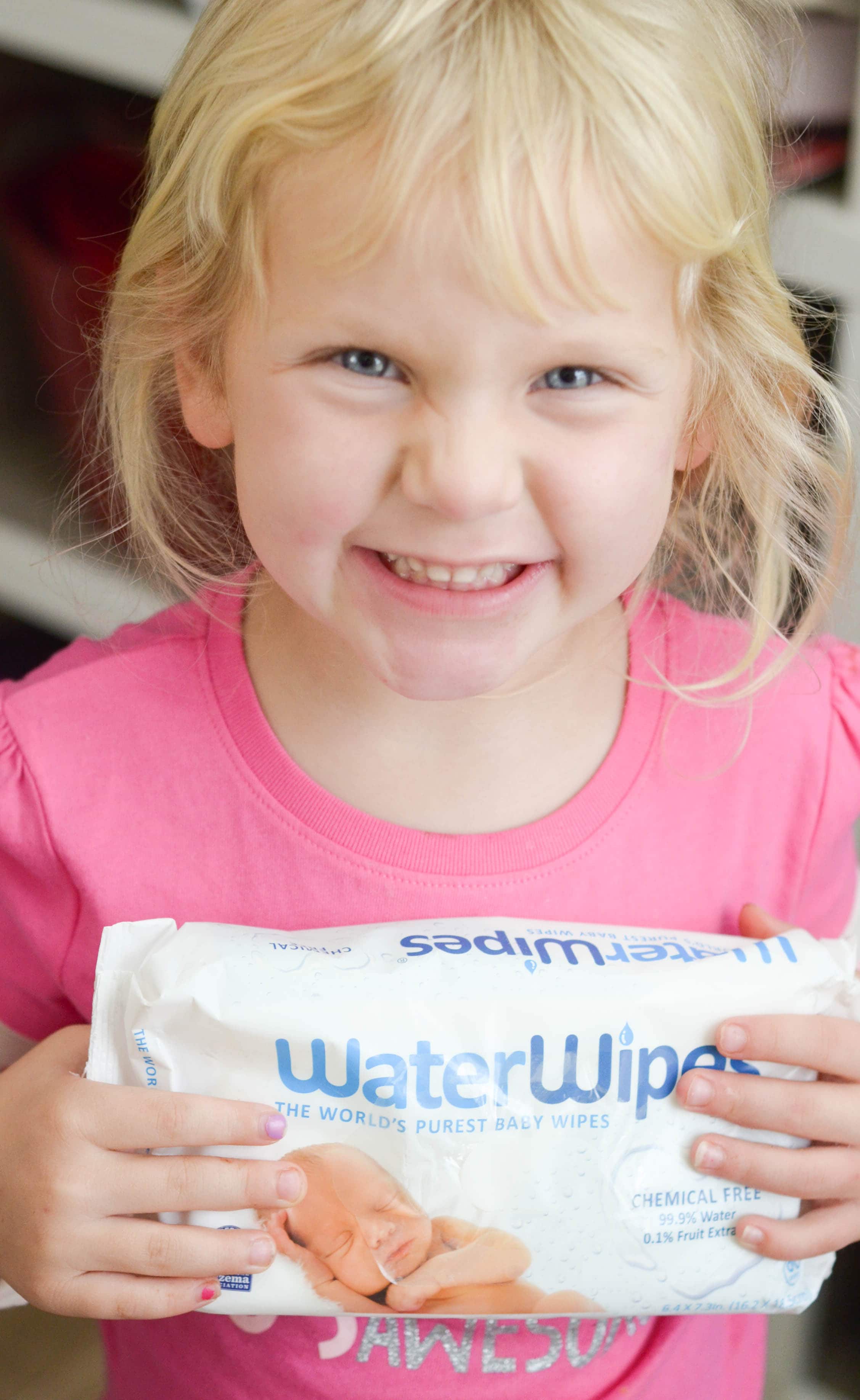 Staying Clean with WaterWipes