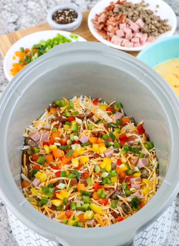 crockpot breakfast casserole ingredients