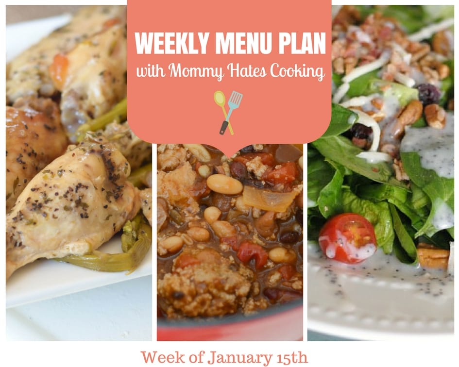 Weekly Menu Plan – Week of January 15th