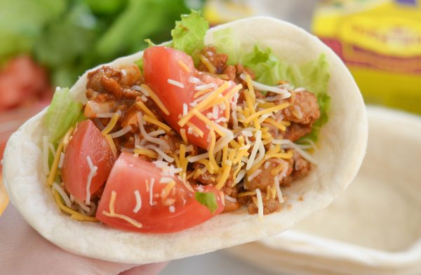 Sloppy Joe Taco Boats #OEPGameDAy #ad