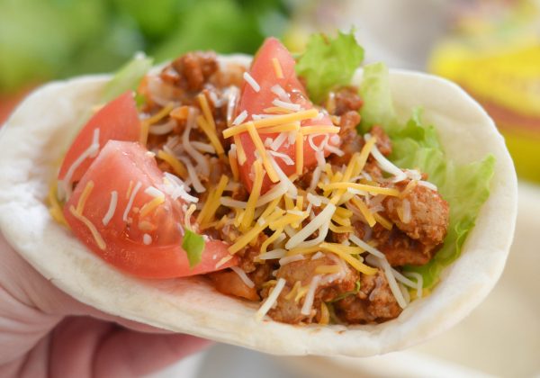 Sloppy Joe Taco Boats #OEPGameDAy #ad