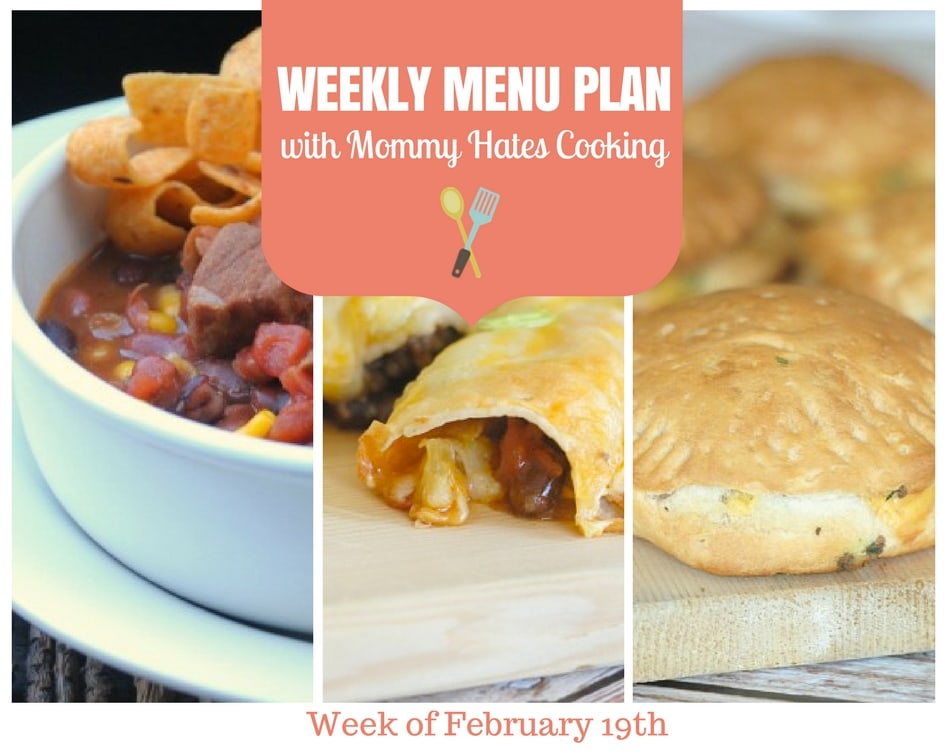 Weekly Menu Plan – Week of February 19th