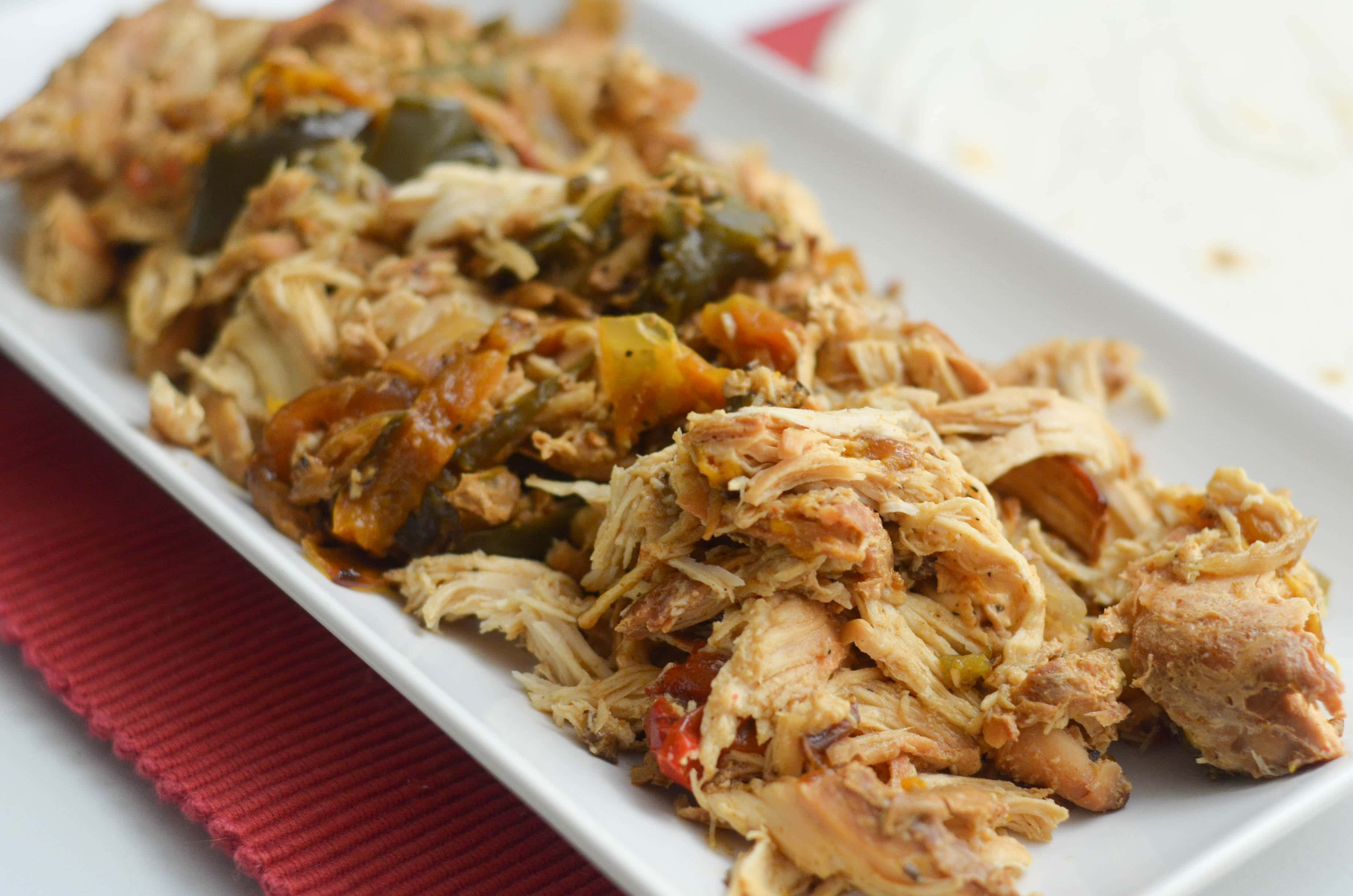 Slow Cooker Chicken Fajitas