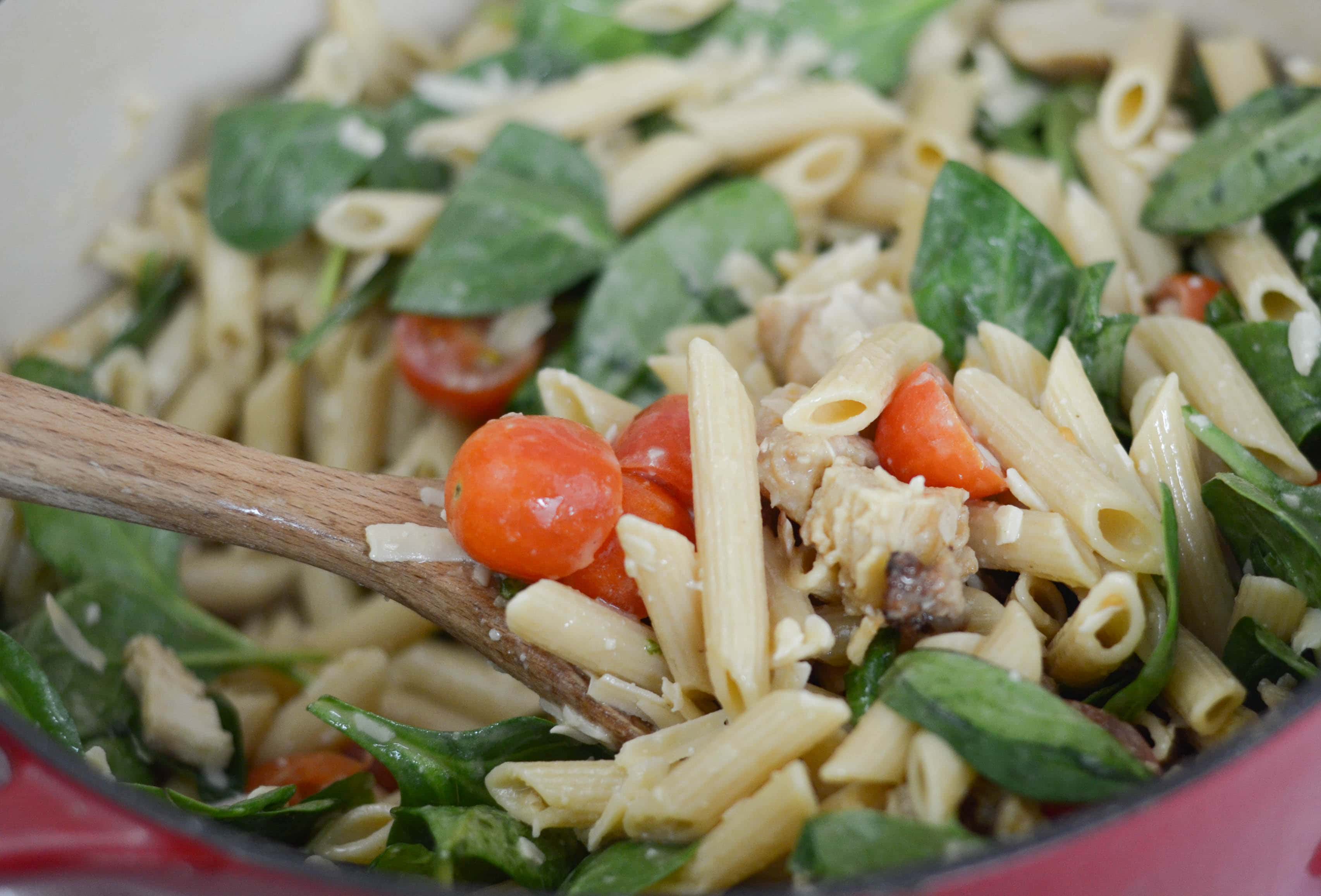 Chicken Caesar Pasta Salad
