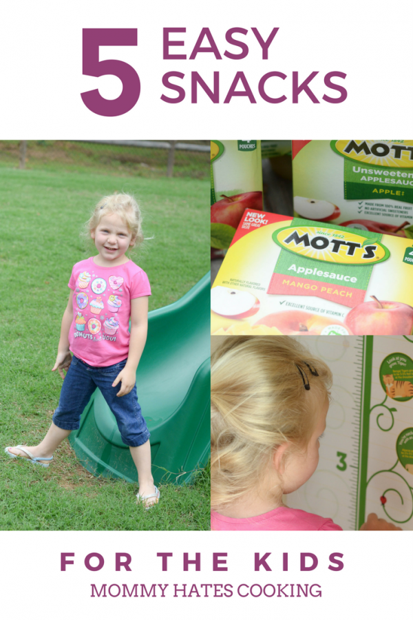 5 Easy Snack Ideas + Watch Your Kids Grow with Mott's #WatchMeGrow AD