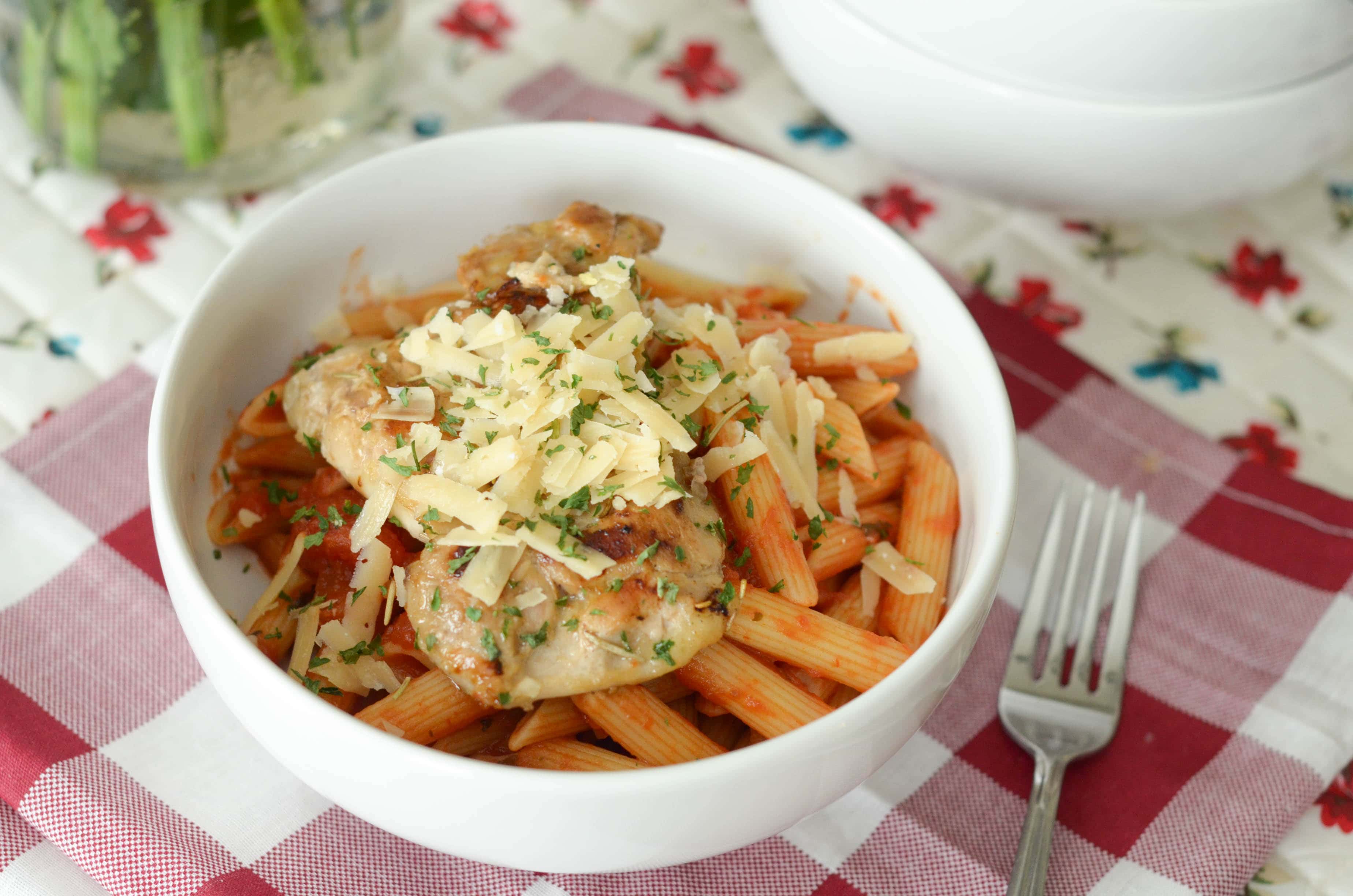 Tuscan Chicken Pasta Bowl