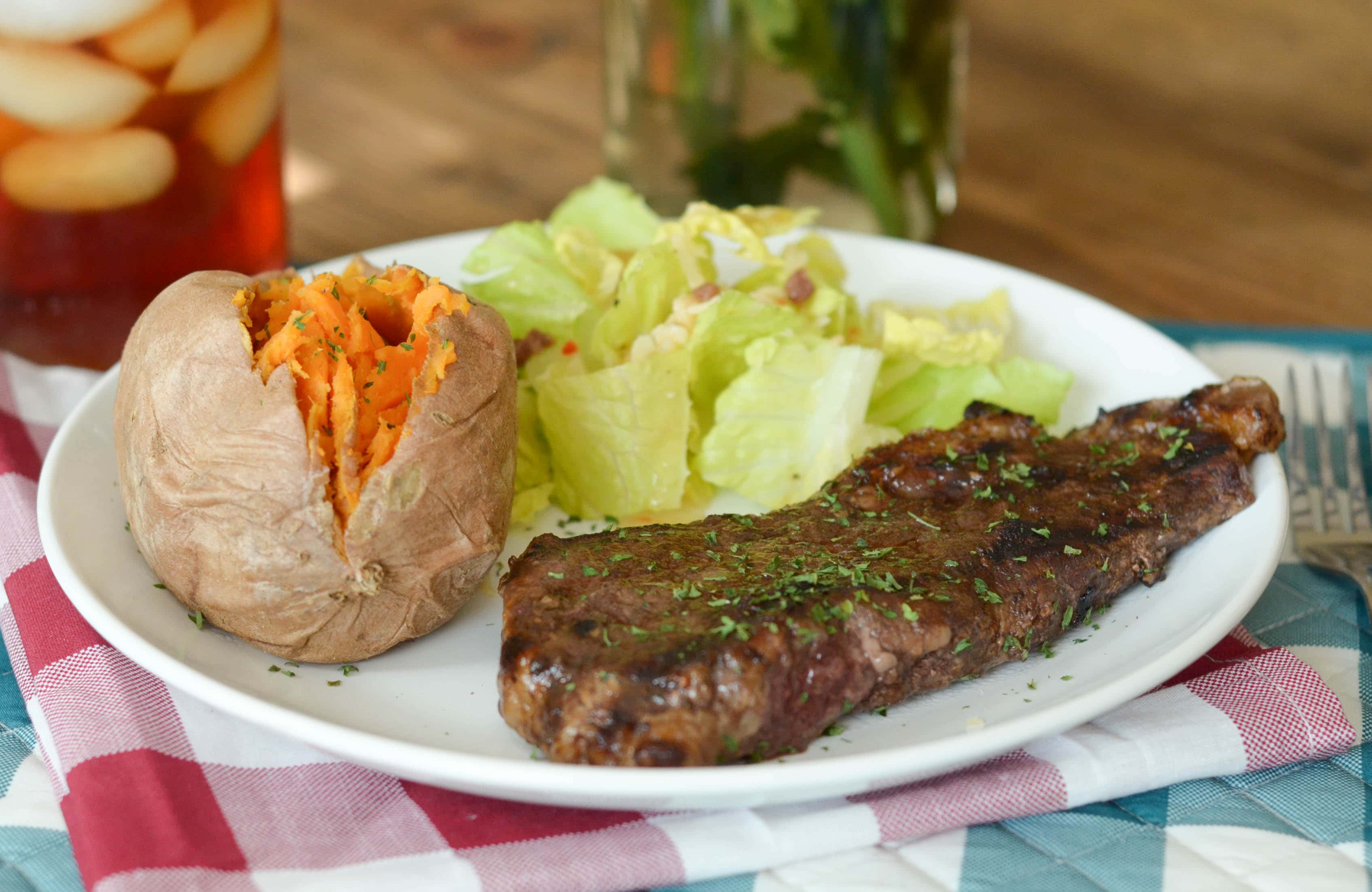 {Giveaway} Grilled Lemon Pepper Steaks