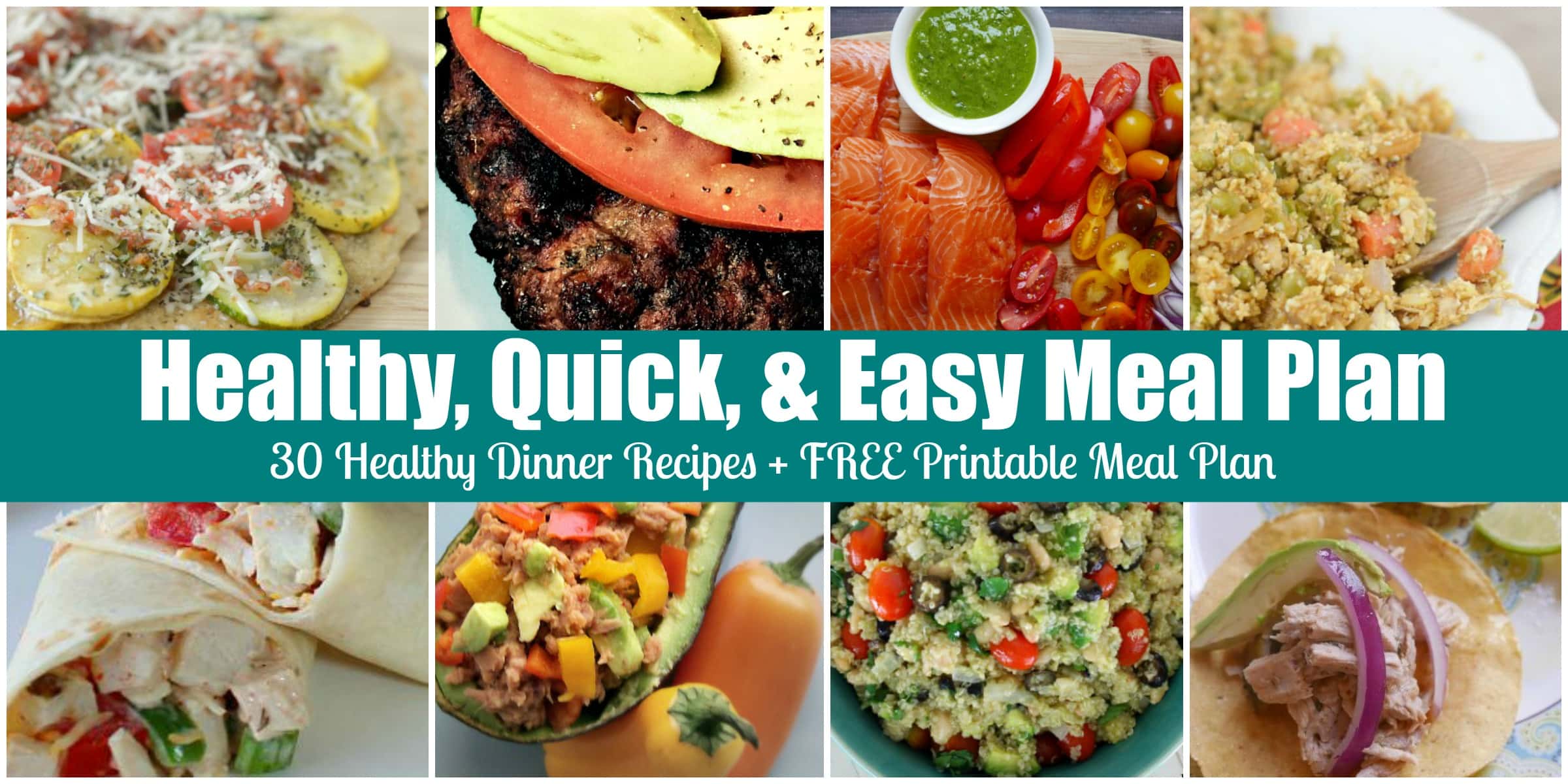 Healthy Menu Plan for June