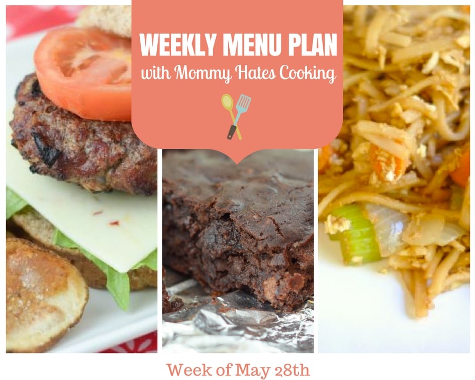 Weekly Menu Plan – Week of May 28th