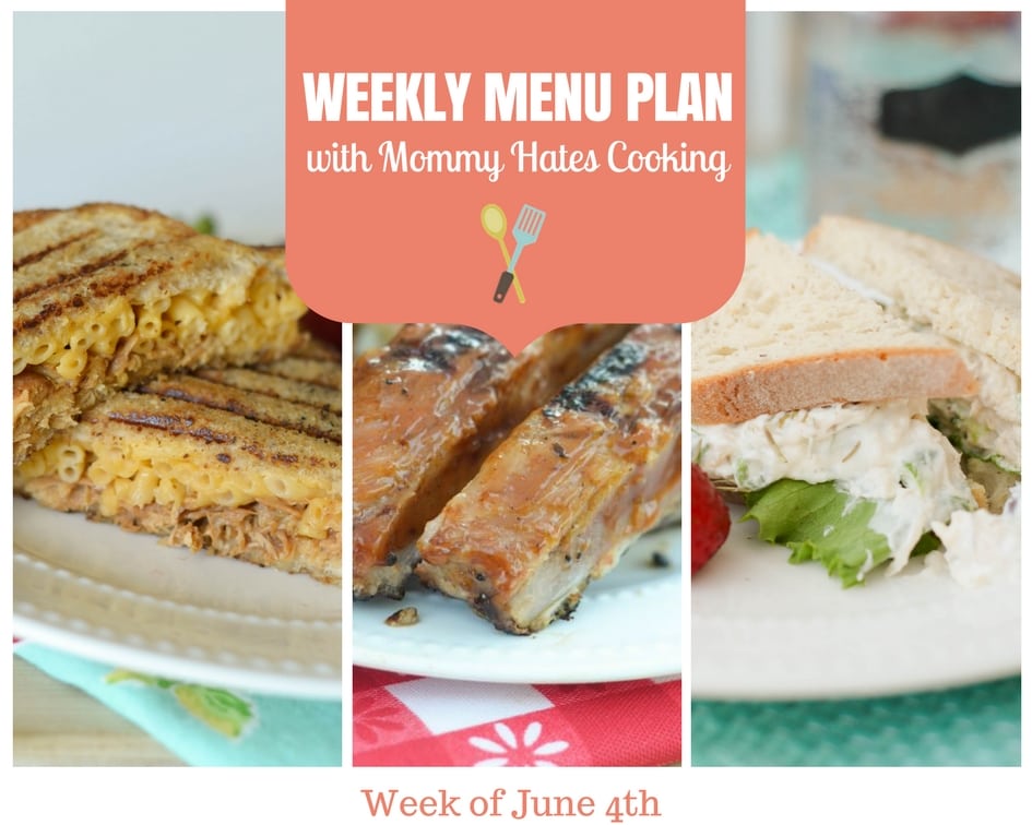 Weekly Menu Plan – Week of June 4th