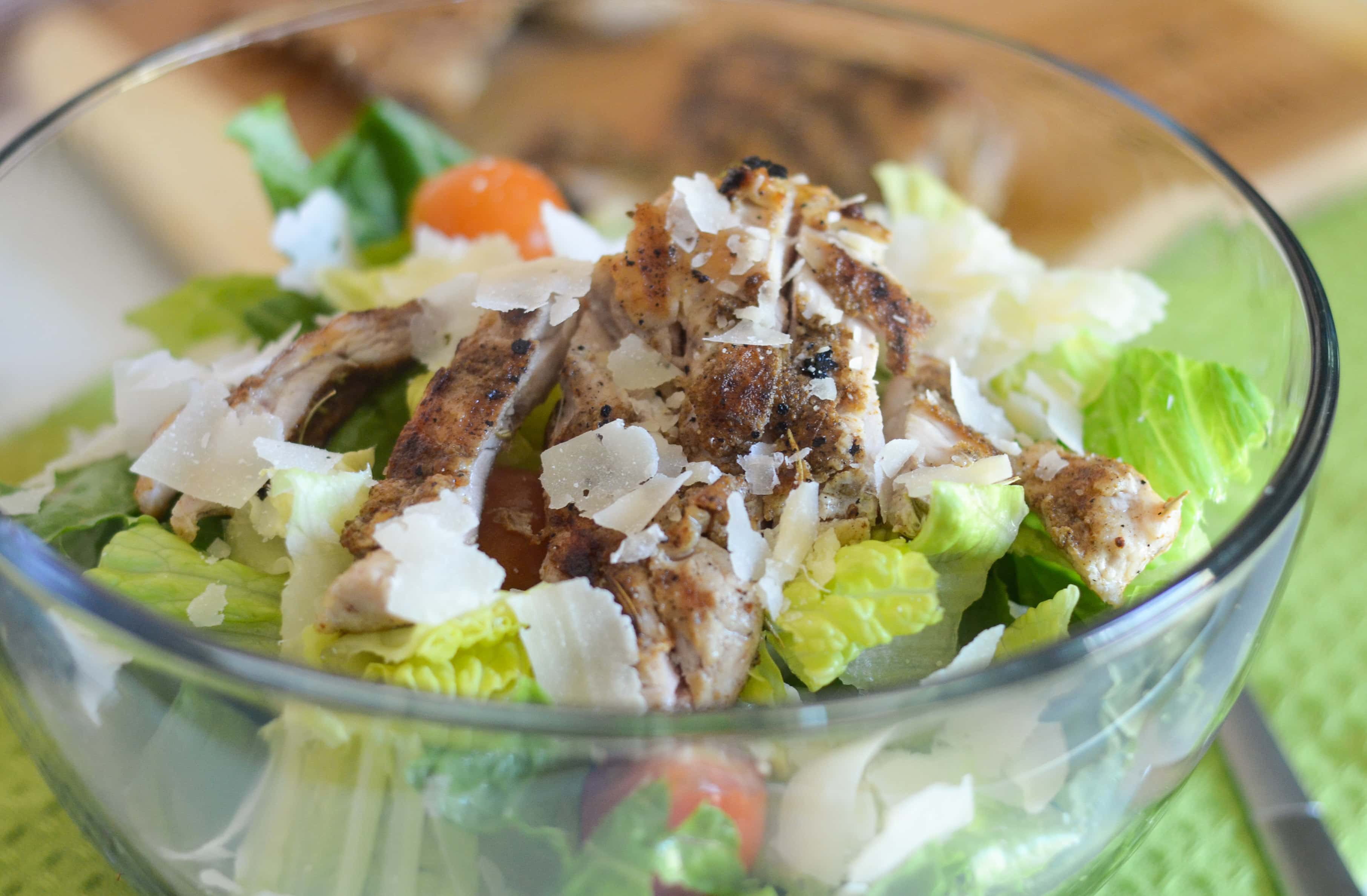 Blackened Chicken Caesar Salad