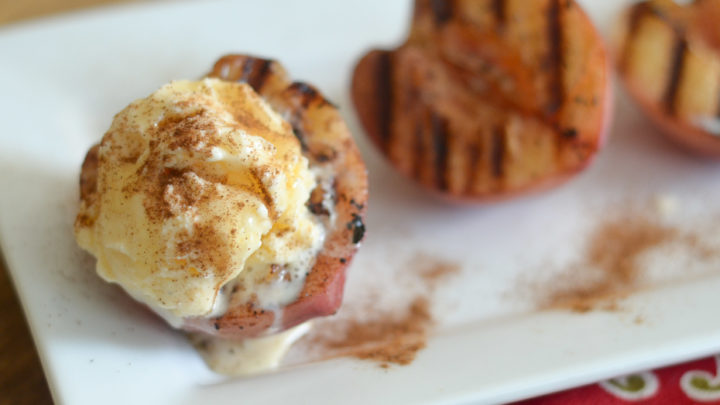 Image for Grilled Cinnamon Butter Peaches