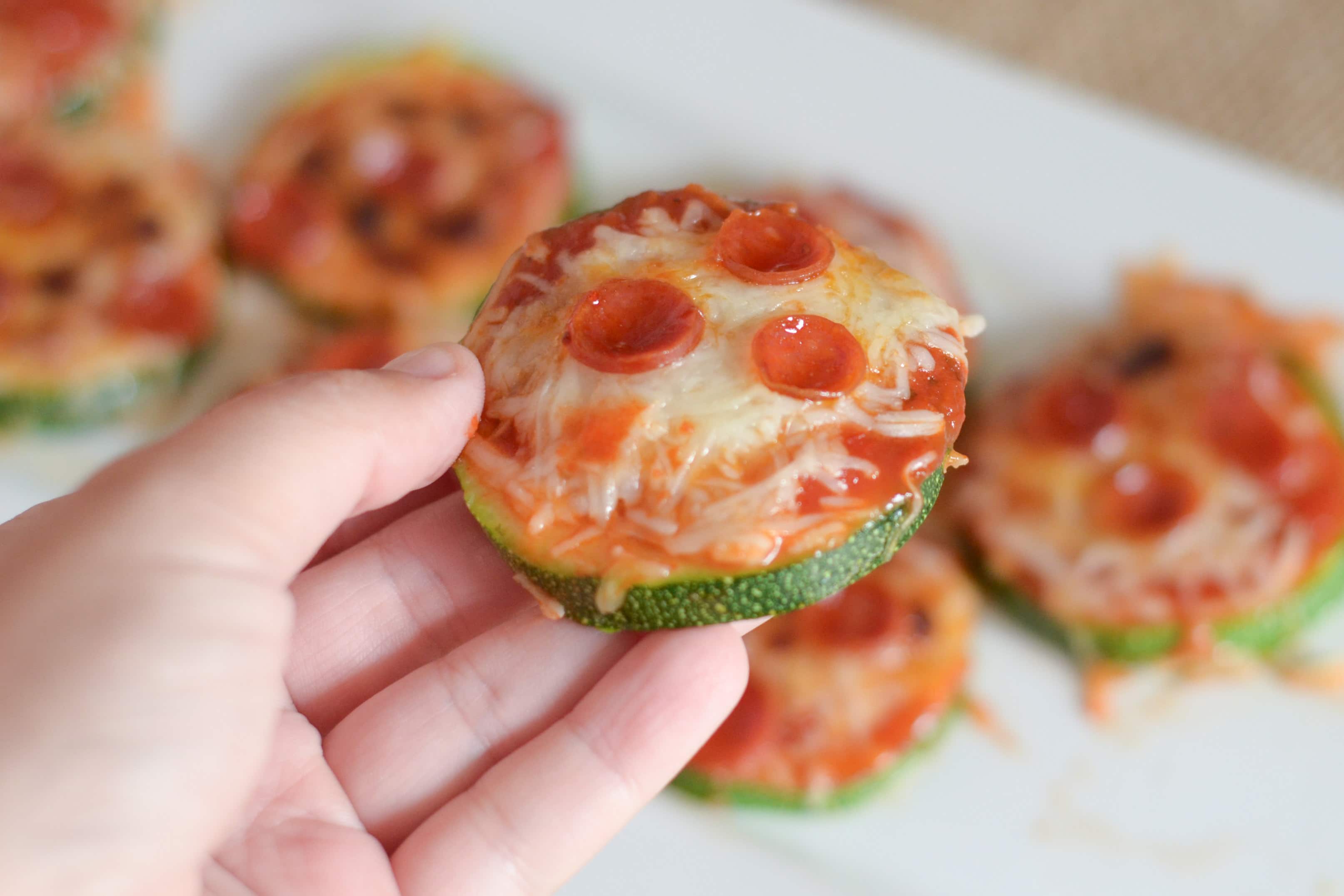 Zucchini Pizza Bites