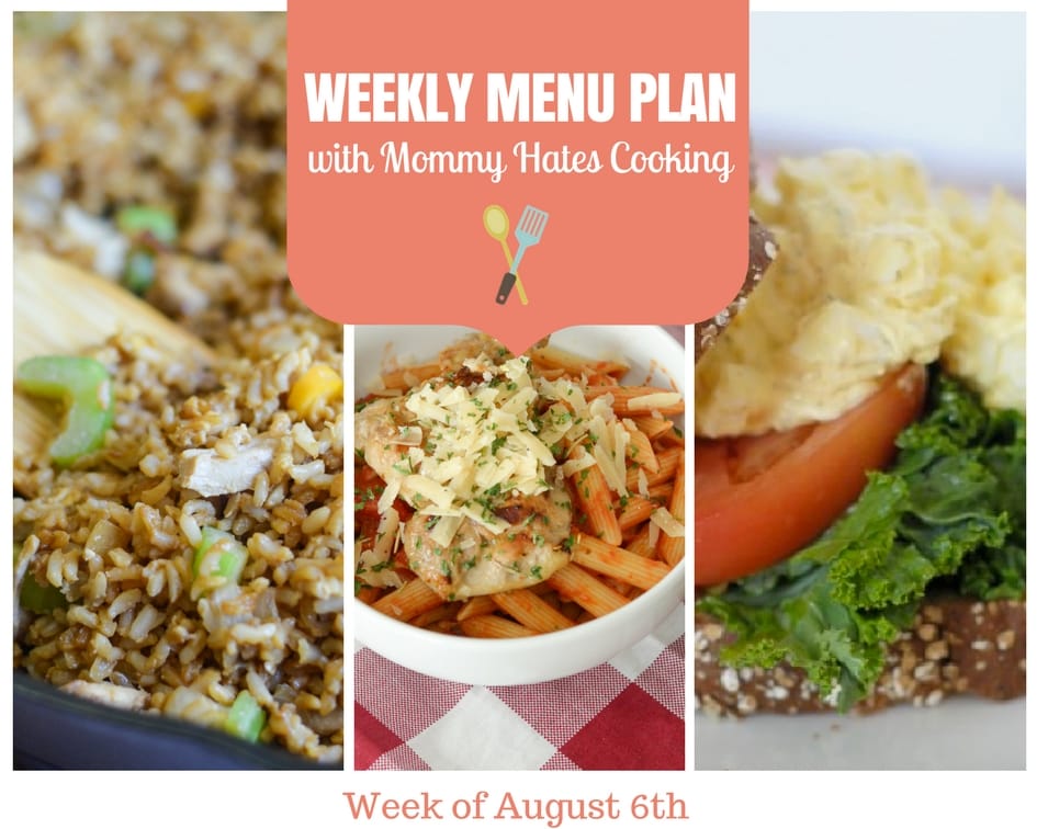 Weekly Menu Plan – Week of August 6th