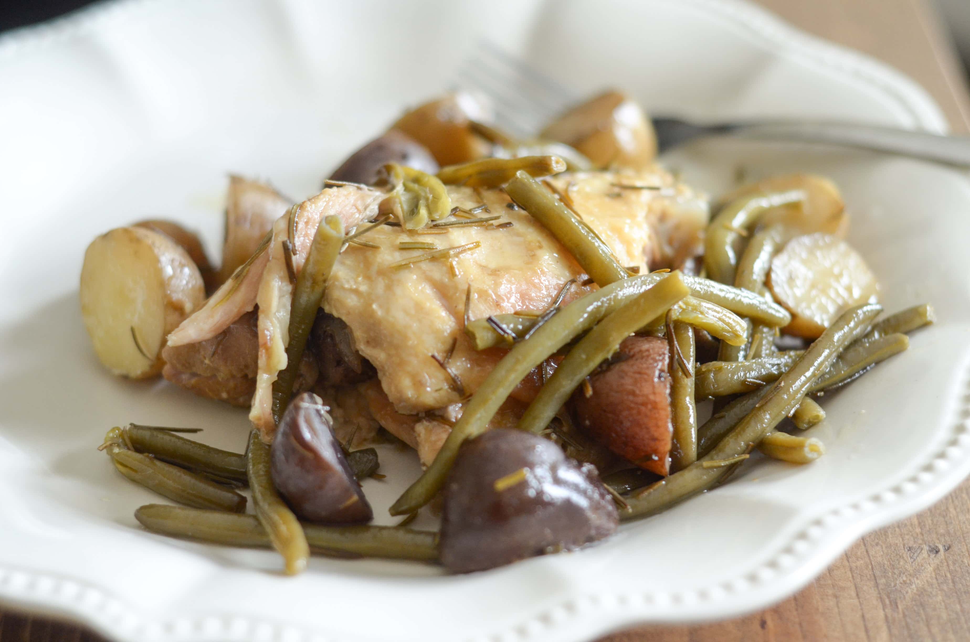 Slow Cooker Rosemary Chicken