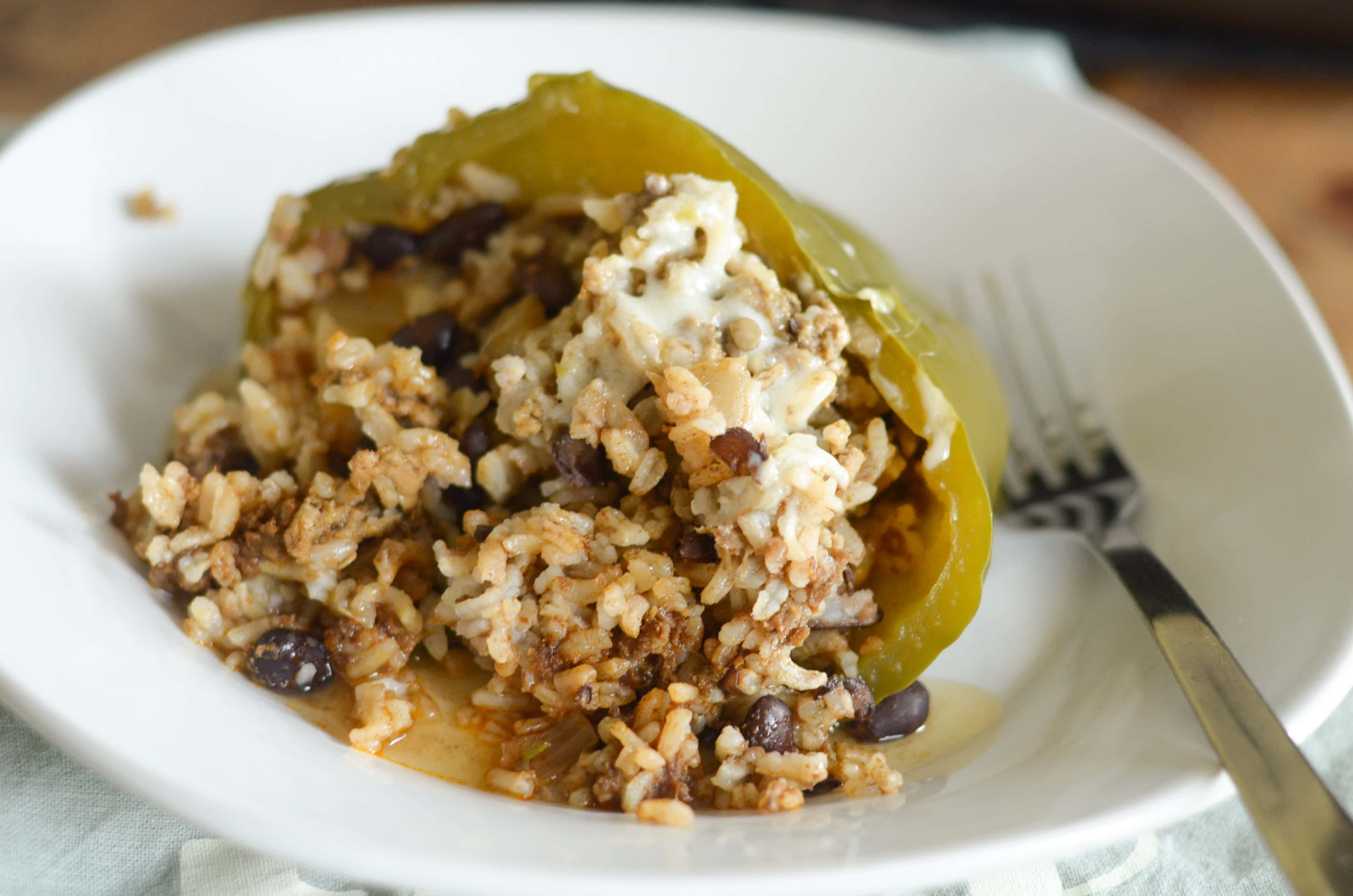 Slow Cooker Stuffed Peppers