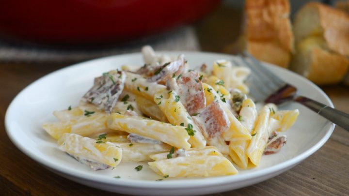 Image for Penne Chicken Alfredo with Smoked Bacon