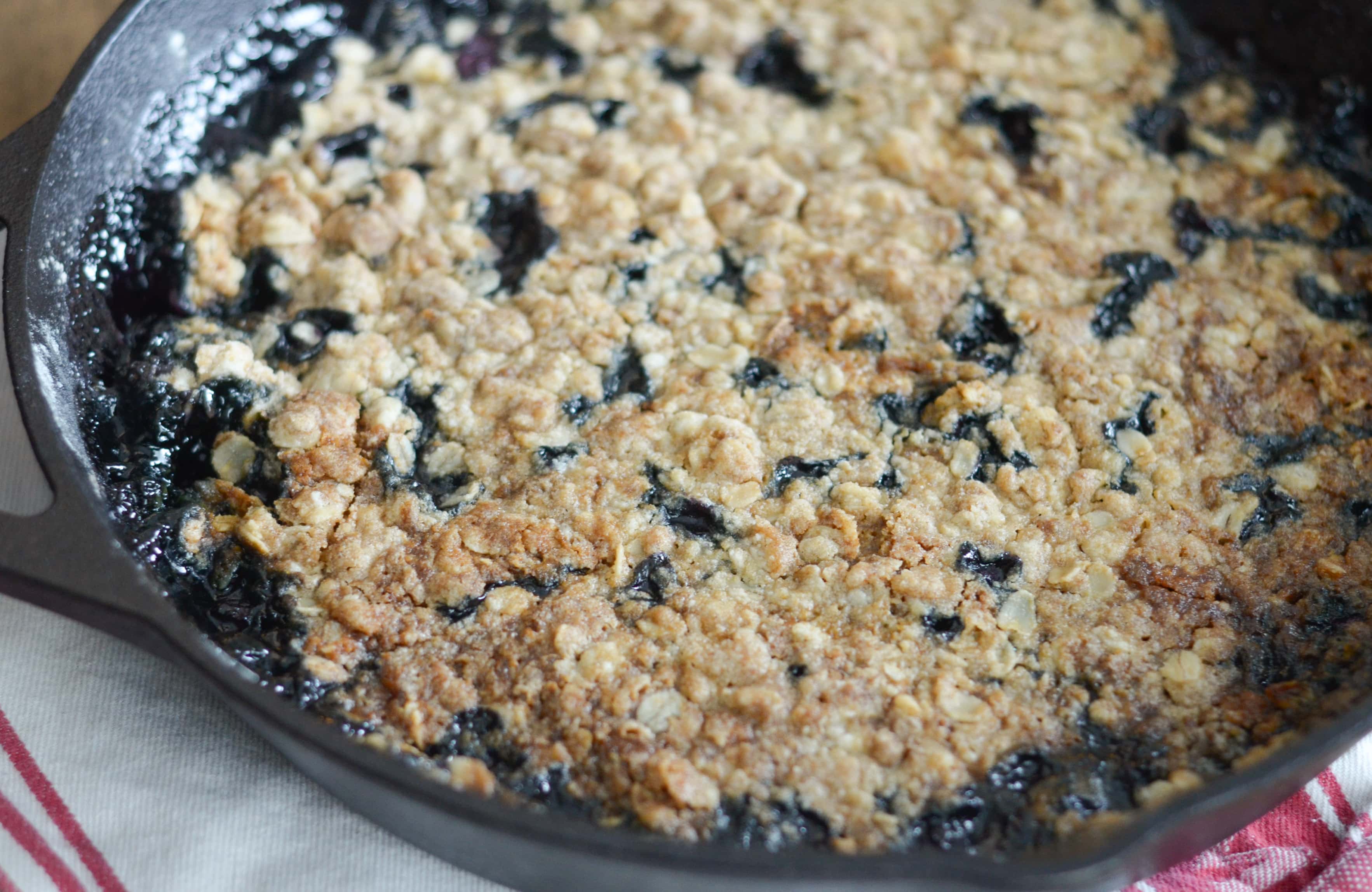 Gluten Free Blueberry Crisp