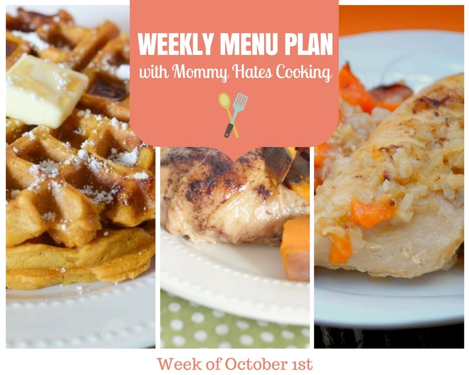 Weekly Menu Plan – Week of October 1st