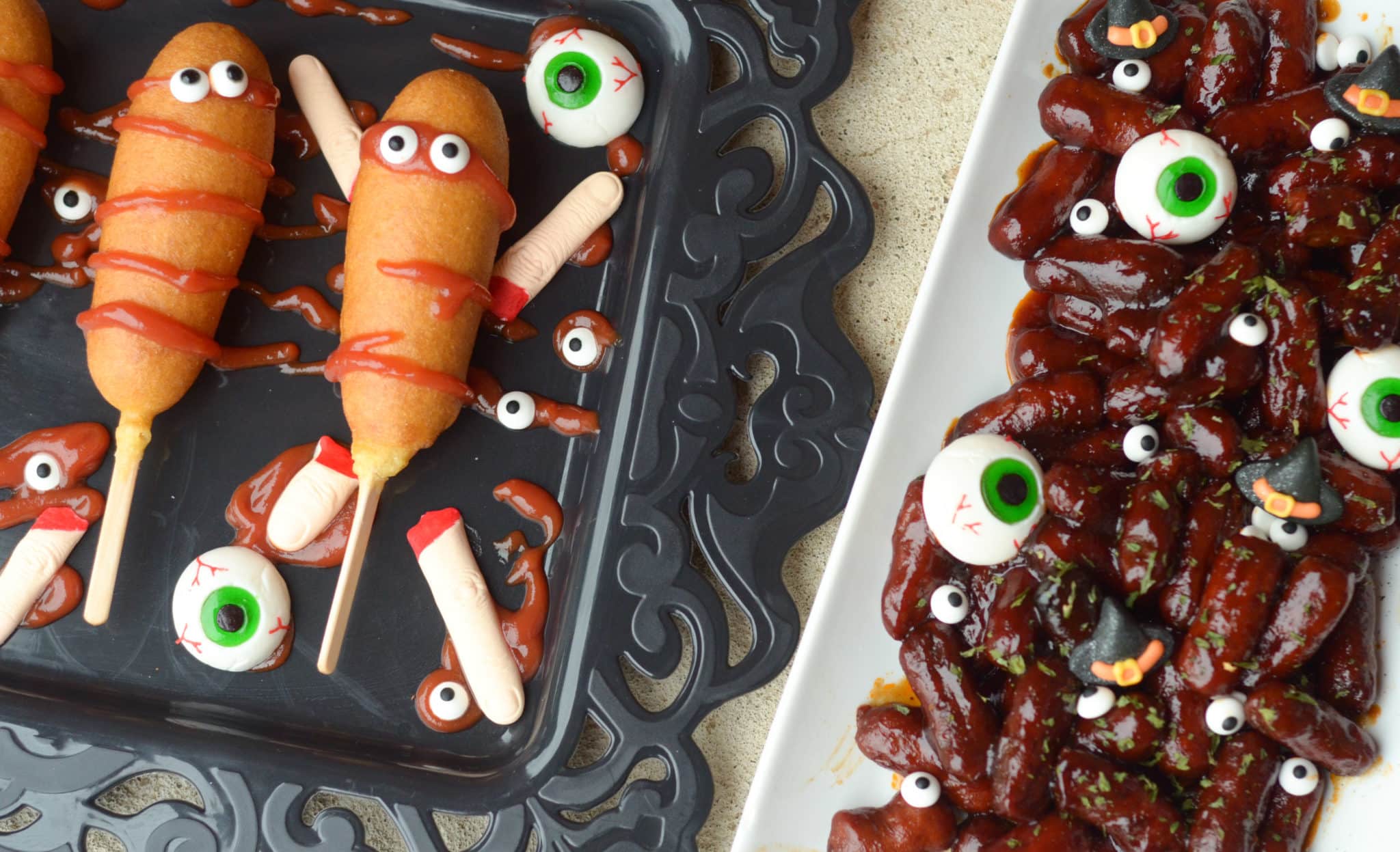 Creepy Corn Dogs & Spooky Brains