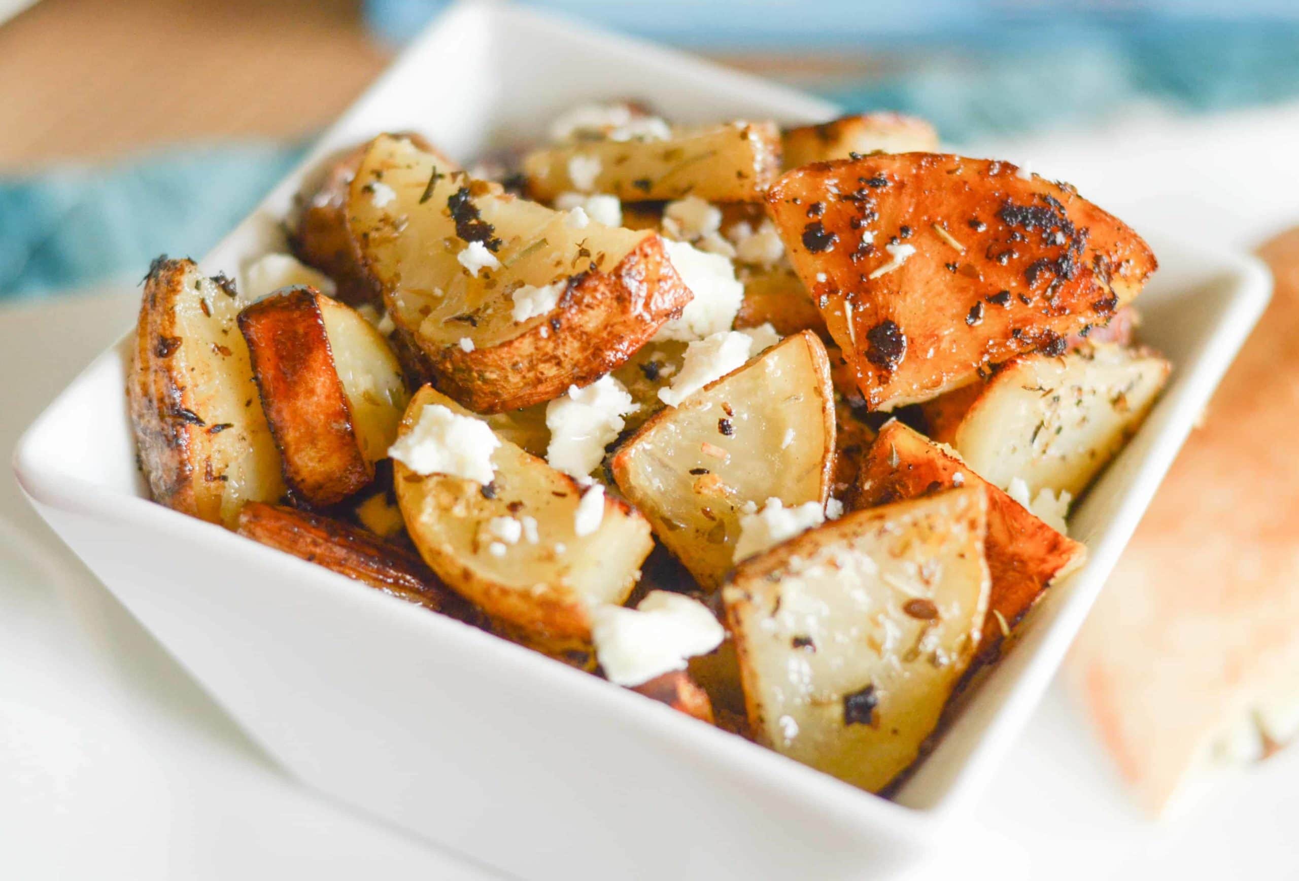 Roasted Greek Potatoes & Gyro Sliders