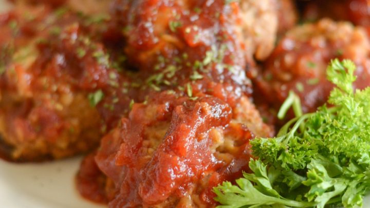 Image for Gluten Free Slow Cooker Tangy Turkey Meatballs