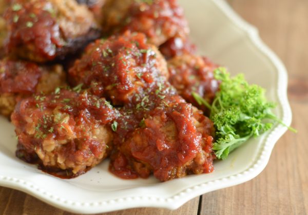 gluten-free tangy meatballs