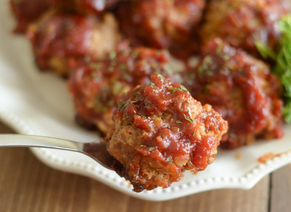gluten-free tangy meatballs