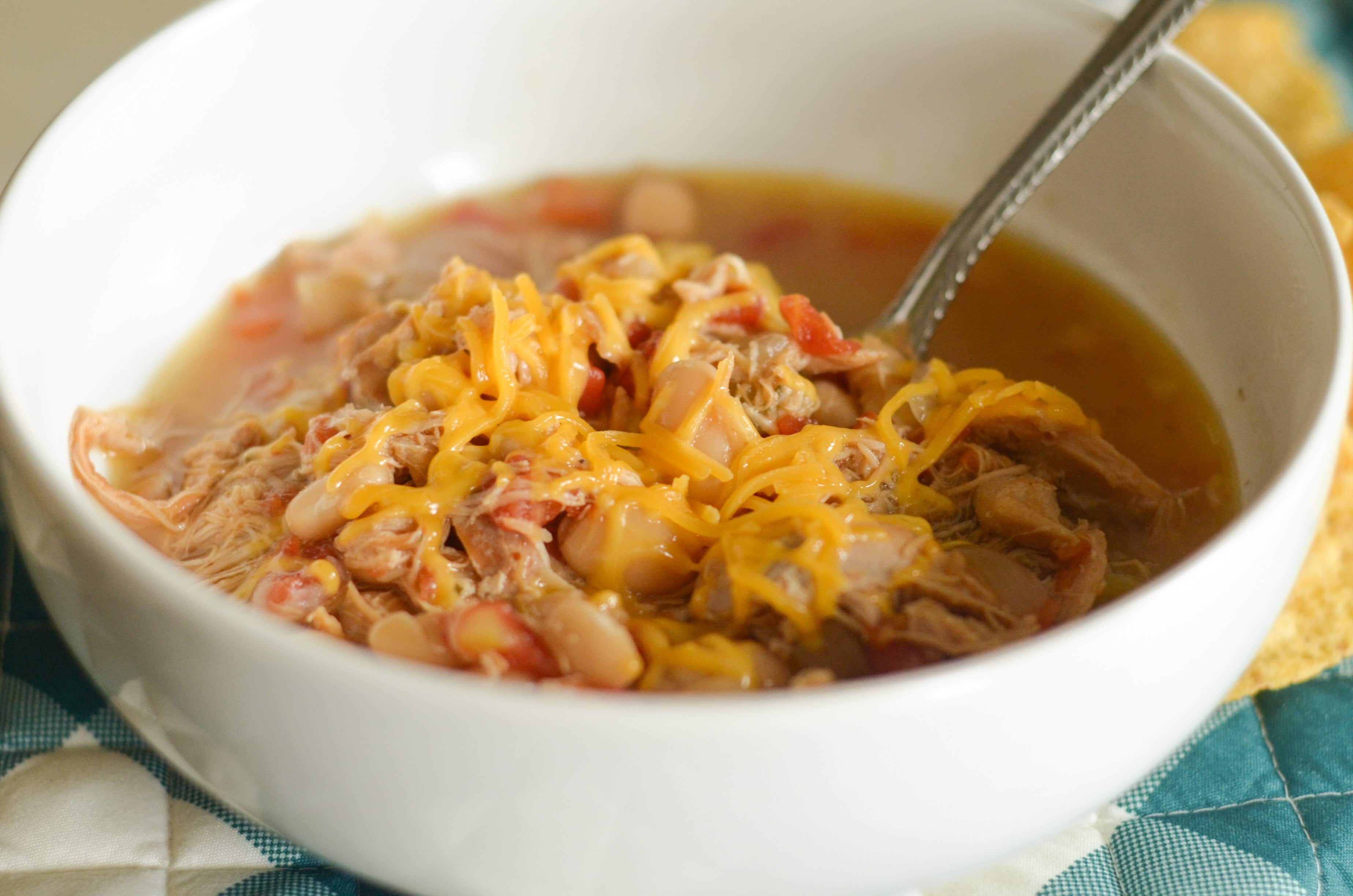 Slow Cooker White Bean Chili