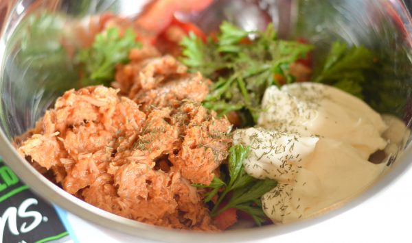 tuna stuffed avocado