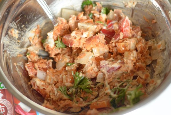 tuna stuffed avocado