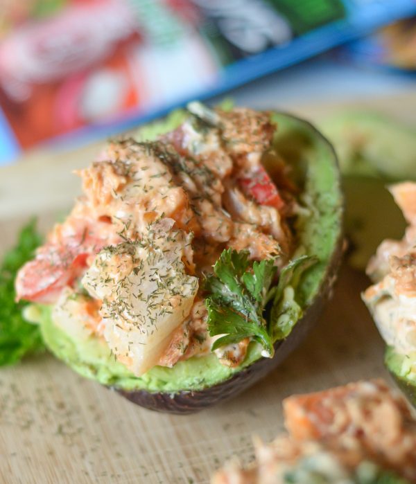 tuna stuffed avocado