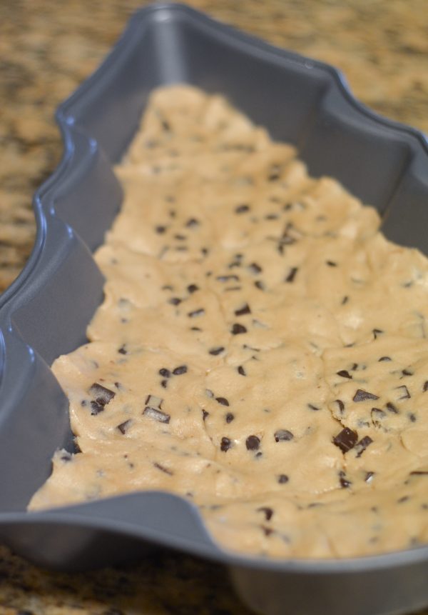 Gluten-Free Christmas Tree Cookie Cake