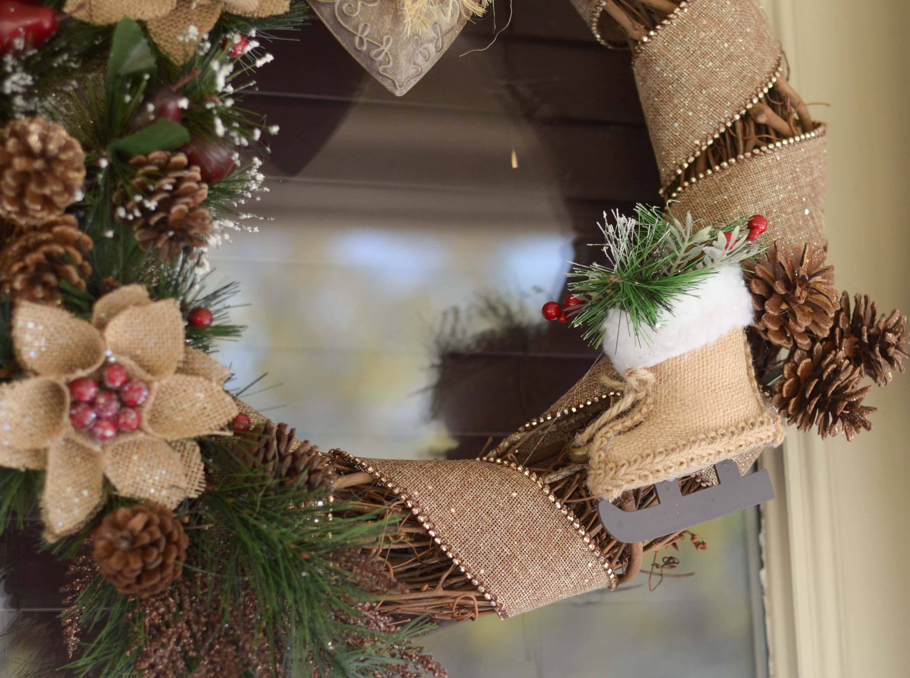 Rustic Holiday Wreath