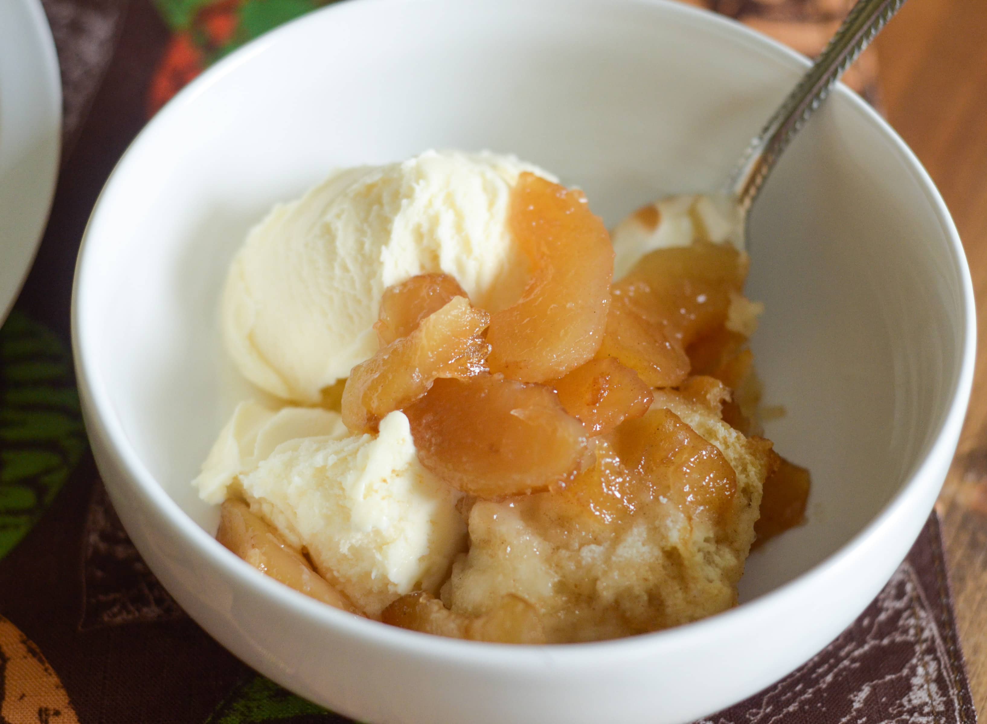 Gluten Free Caramel Apple Magic Cobbler
