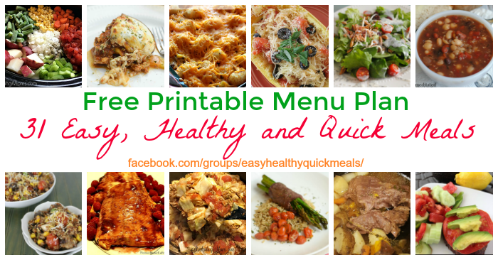 31 Easy, Healthy, & Quick Meals for December