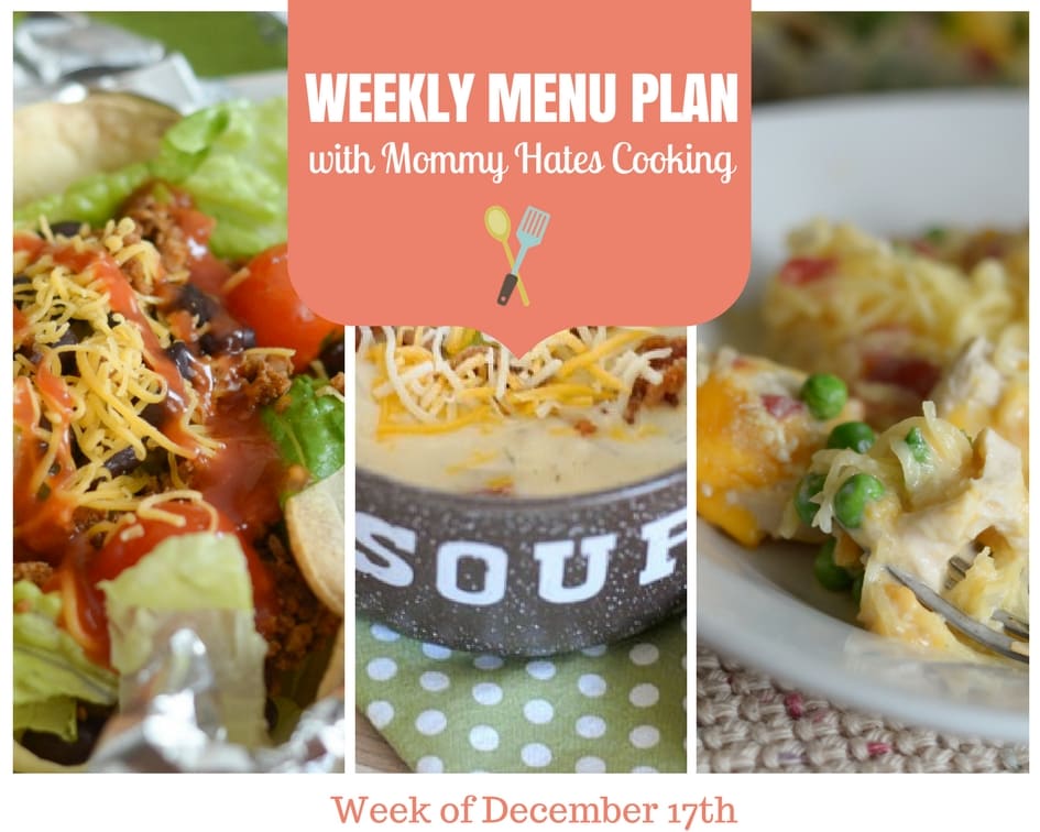 Weekly Menu Plan – Week of December 17th