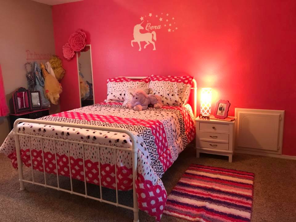 Creating a Pink & Gray Room for a Girl