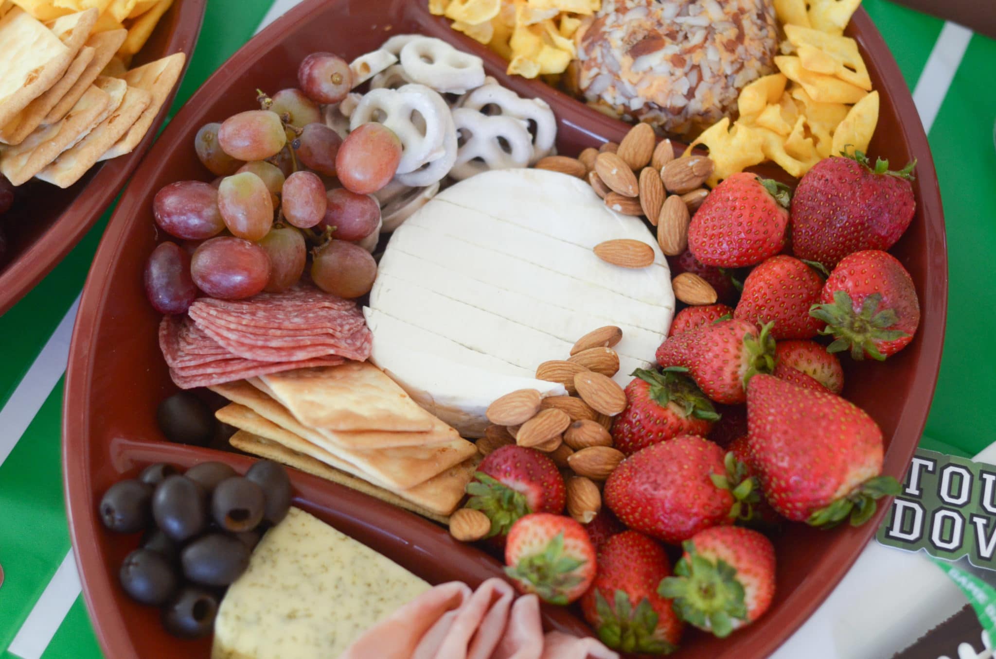Football Inspired Cheese Board