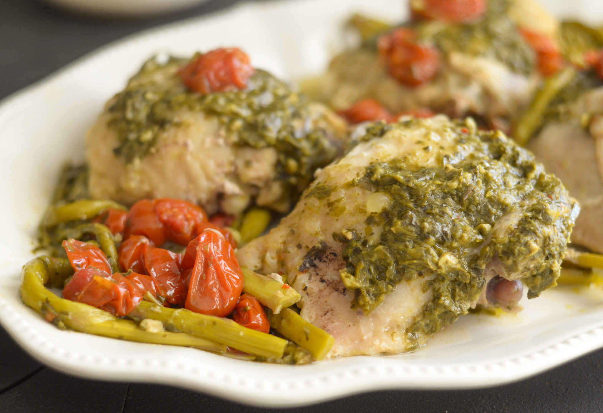 Ninja Foodi Pesto Chicken