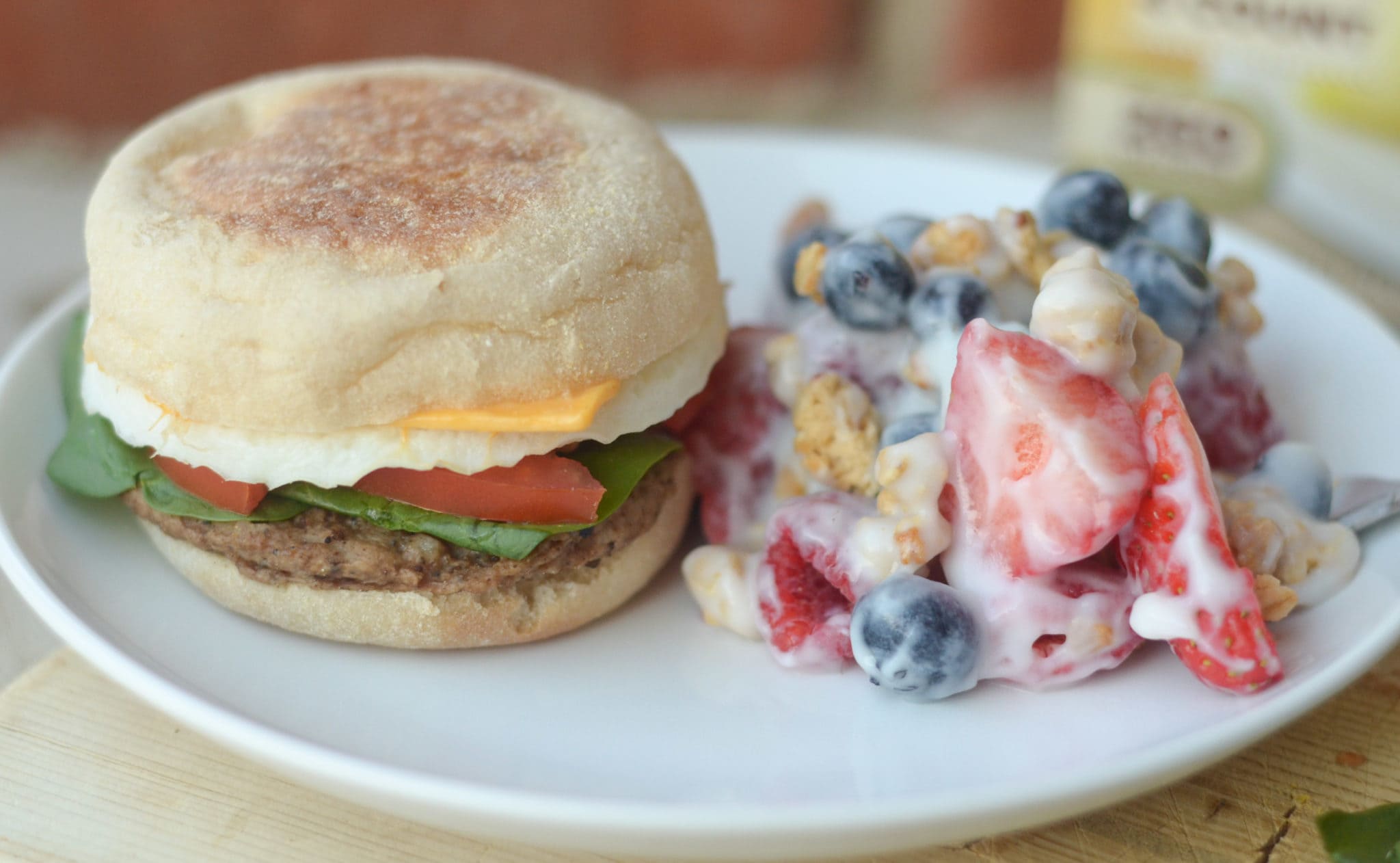 Jimmy Dean Delights® Breakfast Sandwiches & Fruit Salad