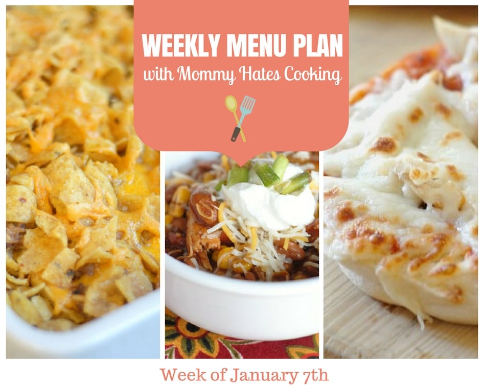 Weekly Menu Plan – Week of January 7th