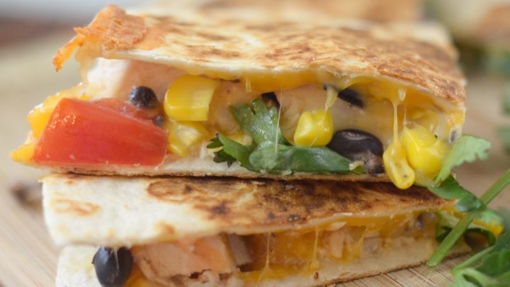 Image for Chicken and Corn Salsa Quesadillas