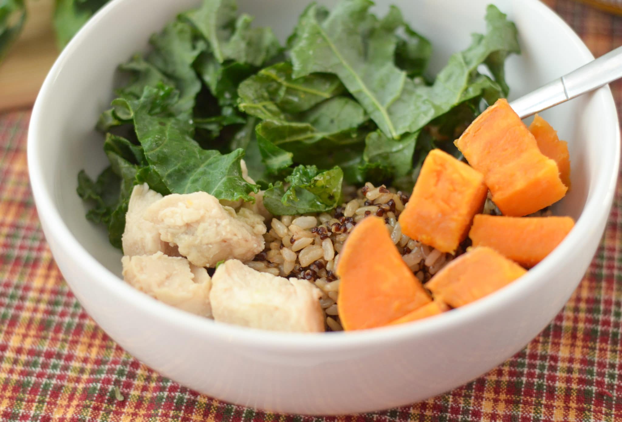Sweet Potato & Kale Rice Bowl