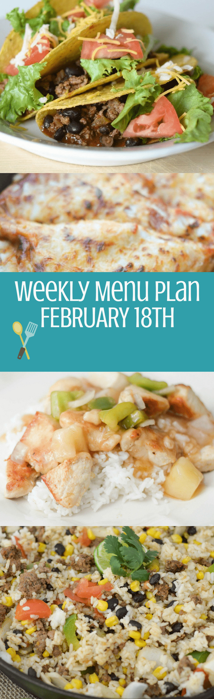Weekly Menu Plan – Week of February 18th
